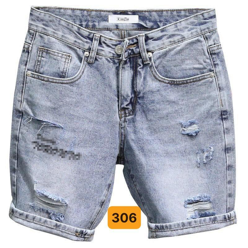 Quần Short Jean Nam  Quần Jean Nam cao cấp co giãn tốt Hg64