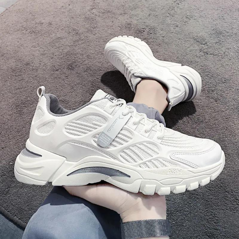 Giày Thể Thao Nam GEMI - Giày Sneaker Màu Đen - Trắng, Dáng Thể Thao Dễ Phối Đồ - G5311