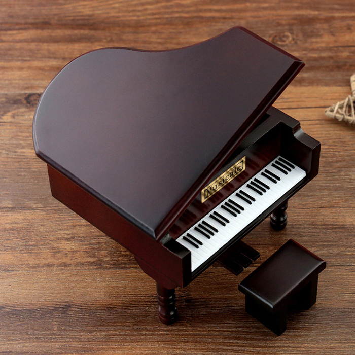 Hộp nhạc Piano gỗ cao cấp dáng nằm