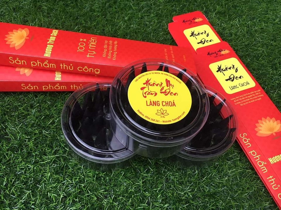 Hương nụ trầm đen Huy Cường  sạch 100%