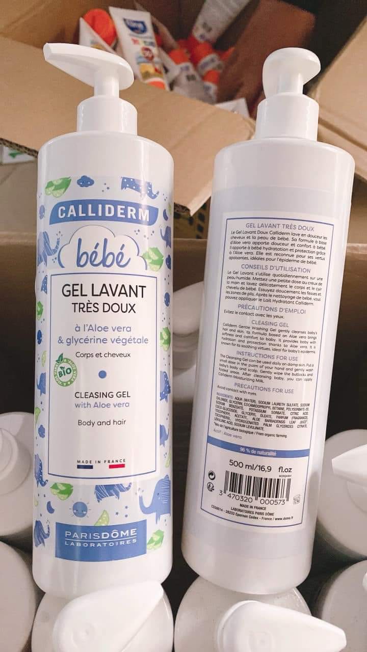 Sữa tắm gội Callidream chiết xuất nha đam 500ml (Gel)