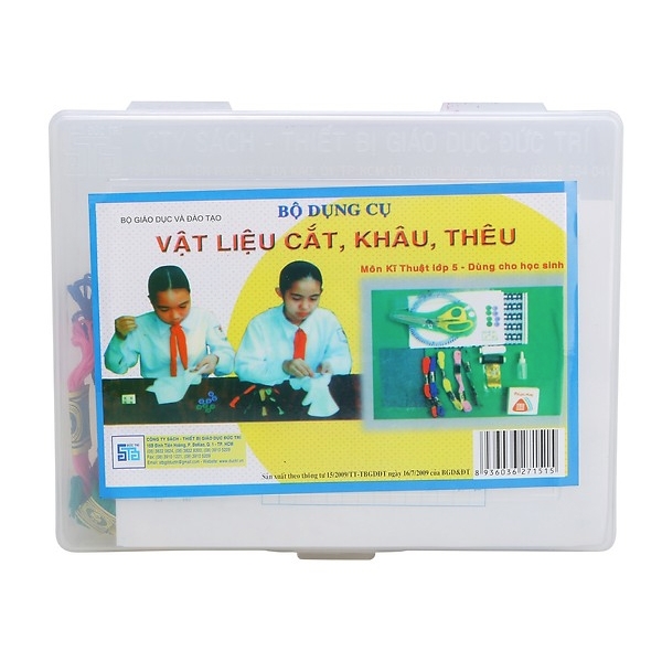 Bộ Dụng Cụ Vật Liệu Cắt, Khâu, Thêu Lớp 5 Nhỏ