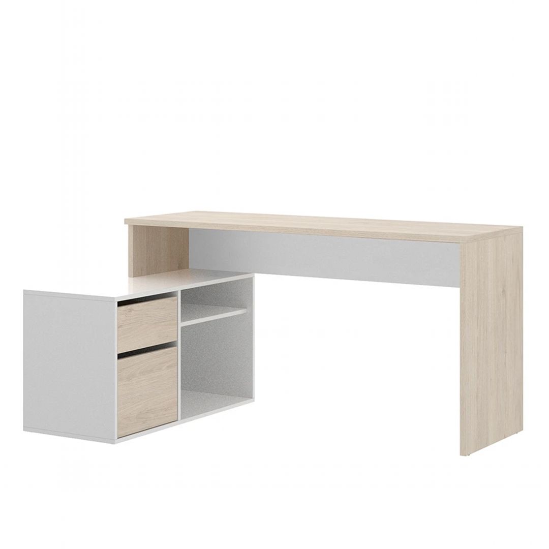 Bàn làm việc, bàn học gỗ hiện đại SMLIFE Durumon | Gỗ MDF dày 17mm chống ẩm | D140xR92xC75cm