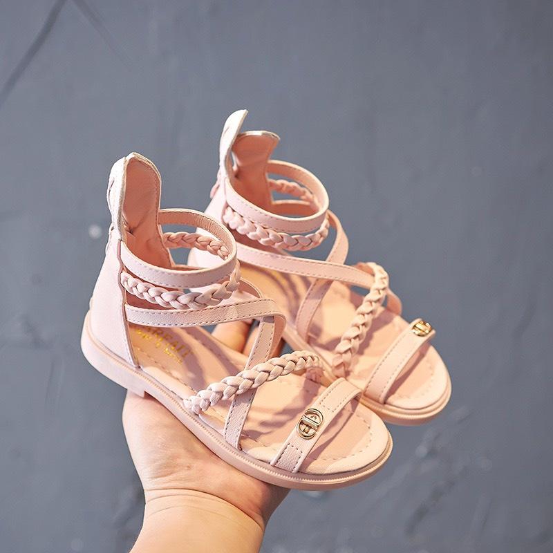 Giày Sandal Đế Mềm Kiểu Tai Thỏ Đáng Yêu Dành Cho Bé Gái Thiết Kế Đế Caosu Chống Trơn Trượt Phong Cách Hàn Quốc 010
