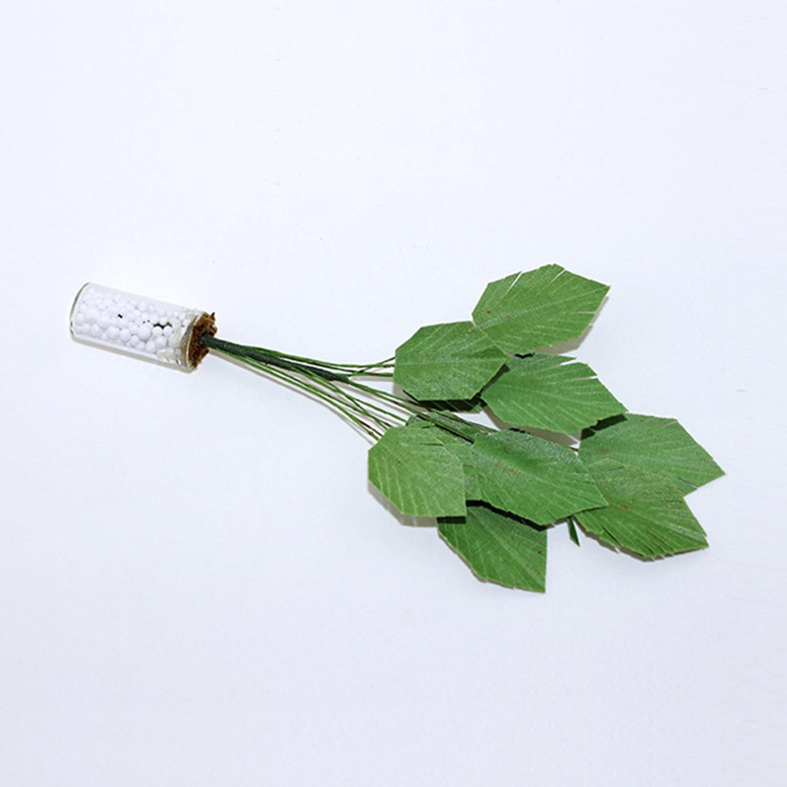 1:12 Scale Dollhouse Miniatures Potted Plants Banana Tree Ornament