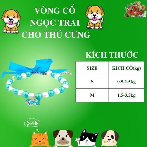 Vòng cổ ngọc trai cho thú cưng trở nên sang chảnh hơn