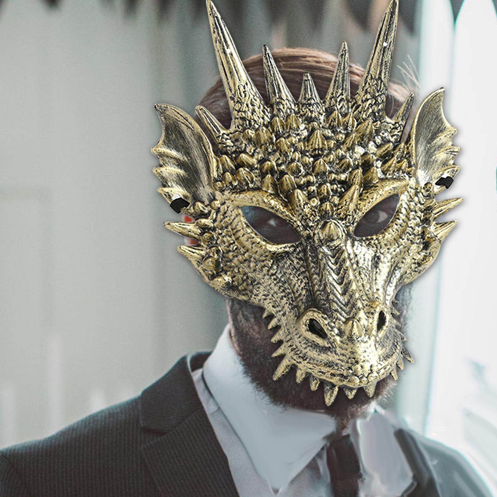 3D Dragon Animal Headdress , Novelty Full Head Cover, Dragon Head , Halloween Masquerade for Shows, Festival, Cosplay Halloween