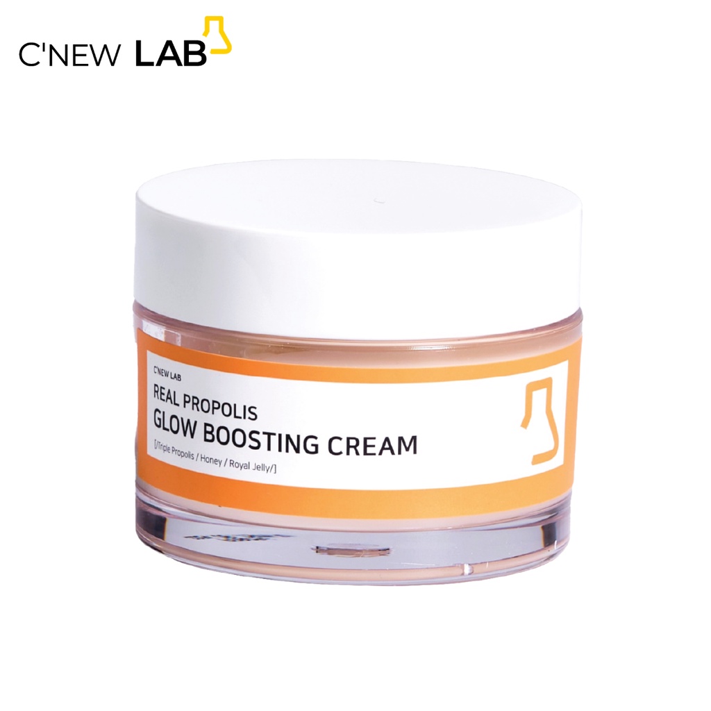 Combo Dưỡng Sáng Da Bộ 3 Sản Phẩm Real Propolis Glow Boosting C'NEW LAB Giúp Da Trắng Sáng, Mịn Màng