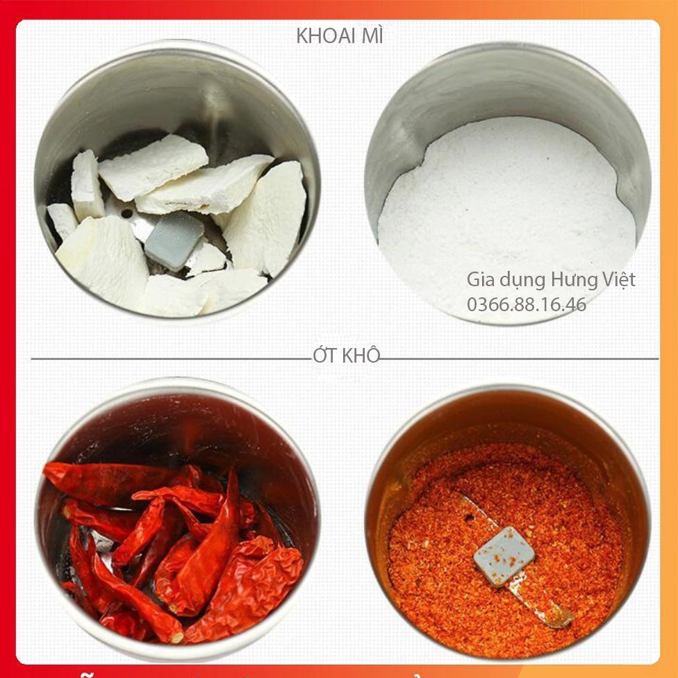 Máy xay tự động hạt khô mini siêu tiện lợi