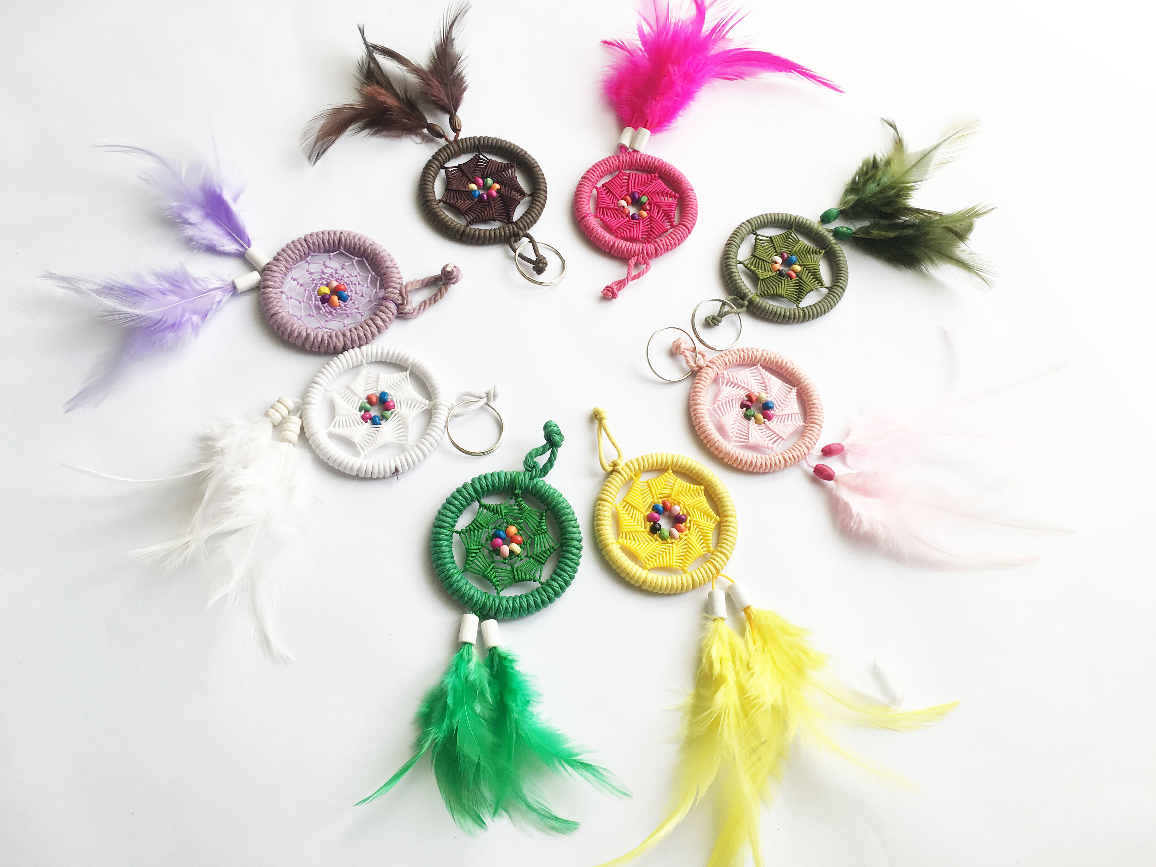 Lưới giấc mơ - Dream catcher - Quà Tặng Trang Trí handmade 5x16cm ( Phát Màu Ngẫu Nhiên )