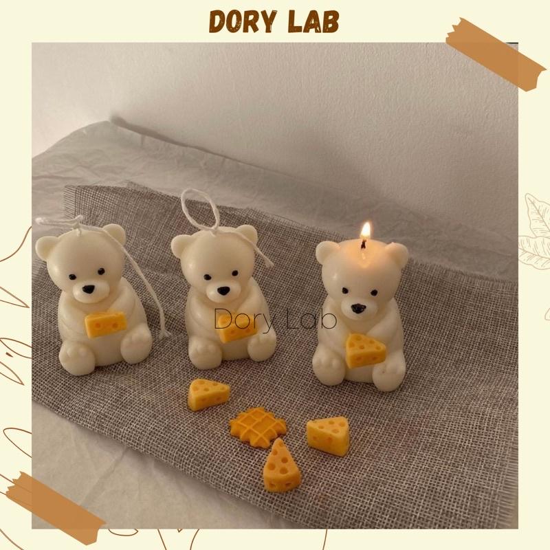 Nến Thơm Gấu Trắng White Bear Xinh Xắn, Phụ Kiện Decor - Dory Lab