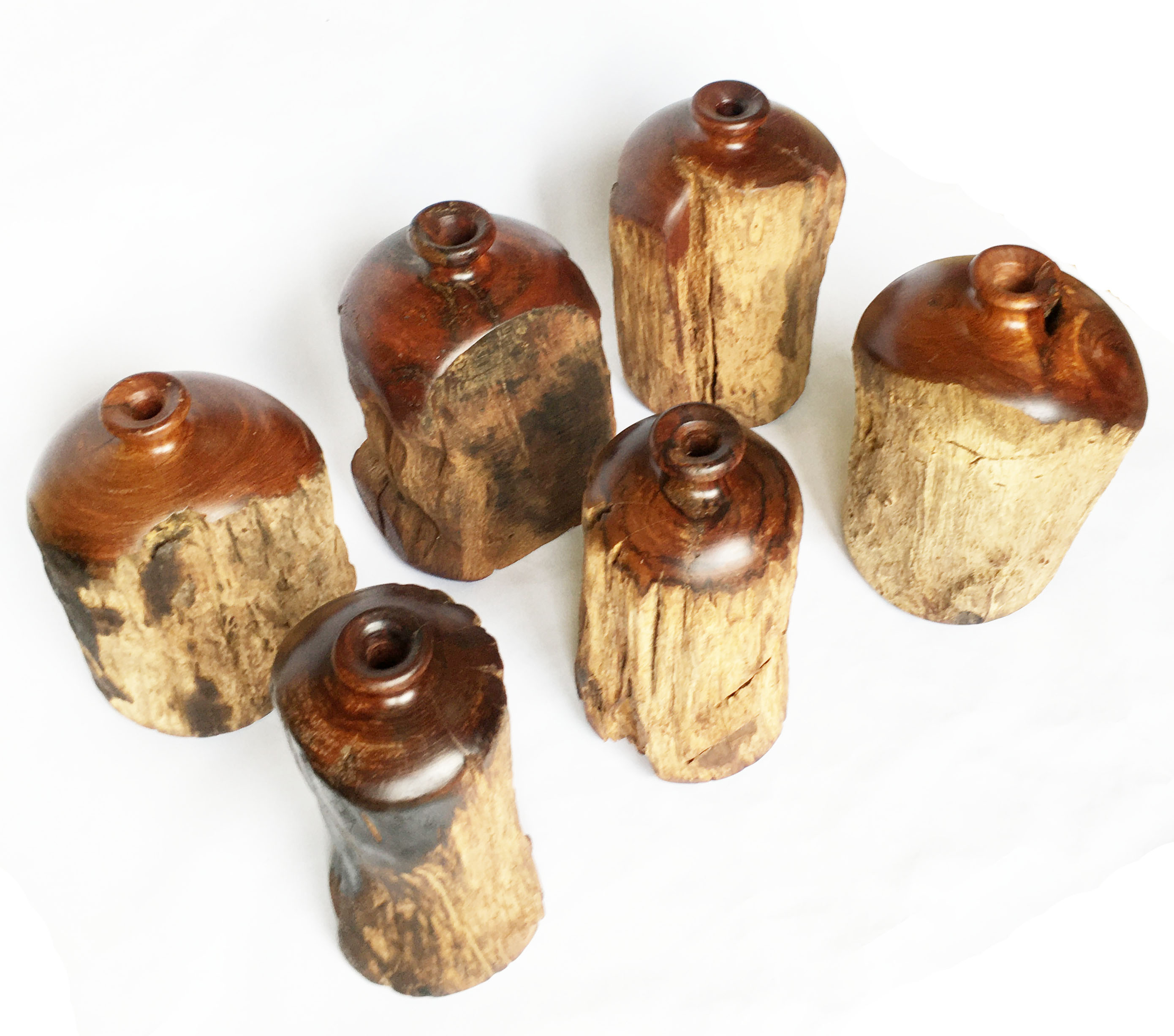 Lọ bình hoa gỗ lũa tự nhiên gỗ Bình Linh dùng decor trang trí sang trọng