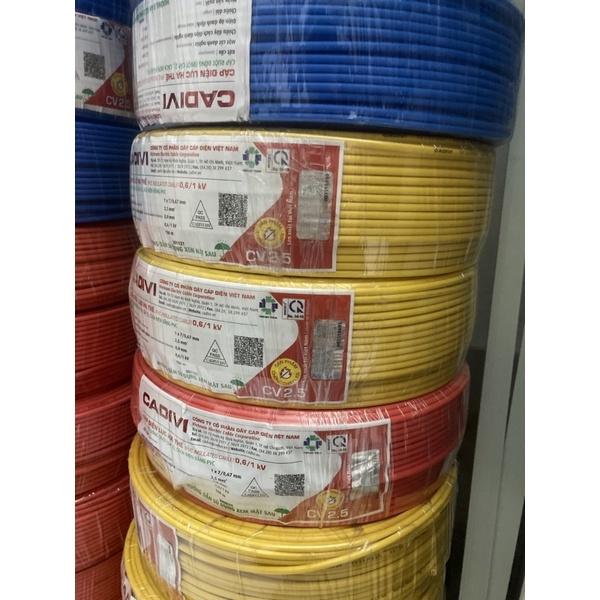 Dây điện Cadivi 2.5 đơn 7 sợi CV 2.5