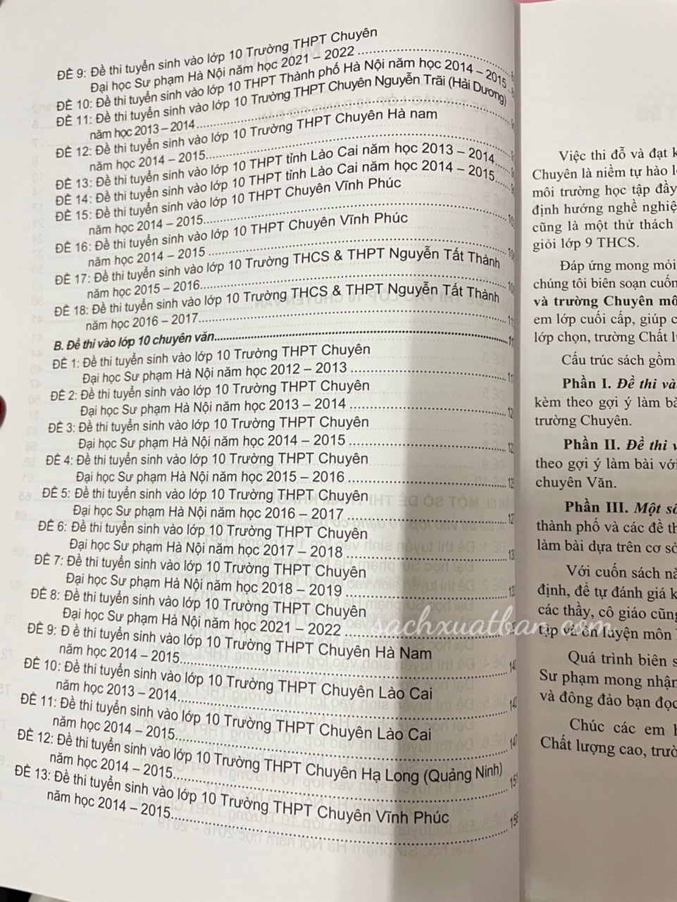 Combo Bộ đề thi tuyển sinh vào lớp 10 các trường chất lượng cao và trường chuyên môn Toán + Ngữ Văn + Tiếng Anh