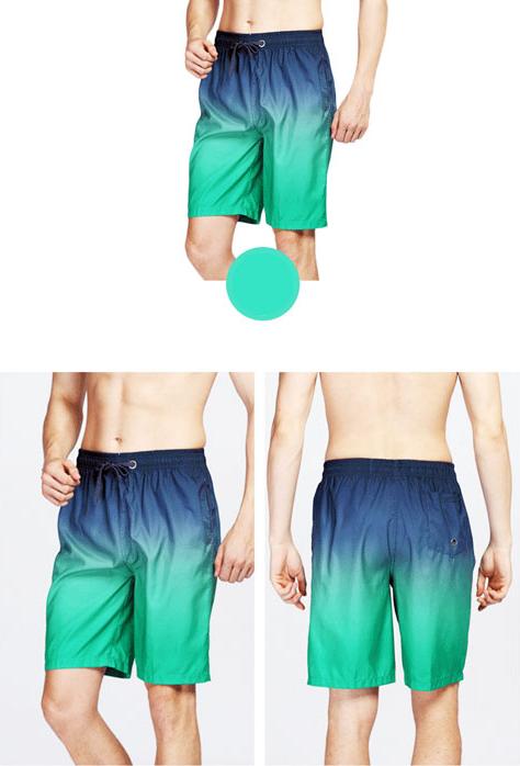 Quần shorts đi biển nam SQ211 Xanh