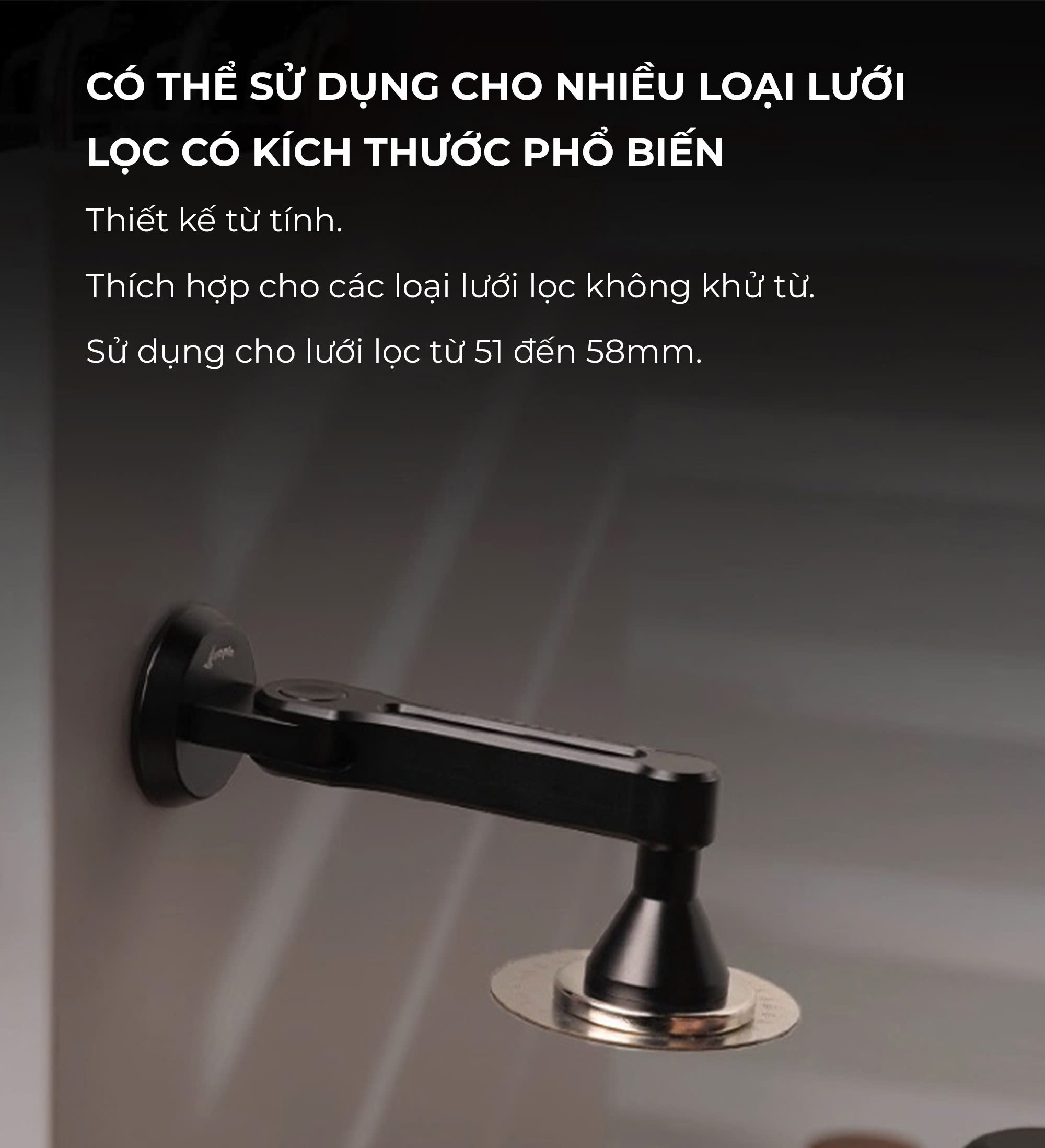 Feepie tay nam châm cho lưới lọc chia nước
