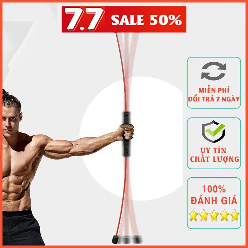 SP1597 Gậy Rung Tập Gym - Thanh Rung Đàn Hồi tập thể dục cơ tay đa năng tại nhà làm gọn cơ thể săn chắc các cơ