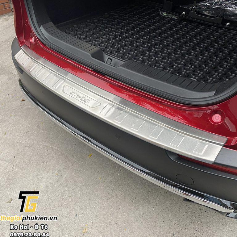 Ốp chống trầy cốp INOX Mazda CX-30, CX30