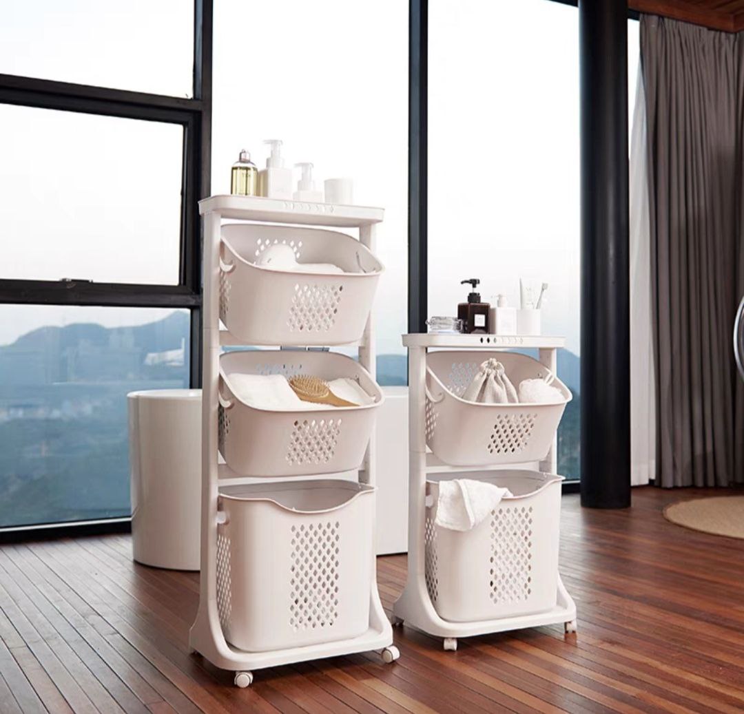 Kệ đựng đồ đa năng 3 tầng, 2 tầng có bánh xe cao cấp