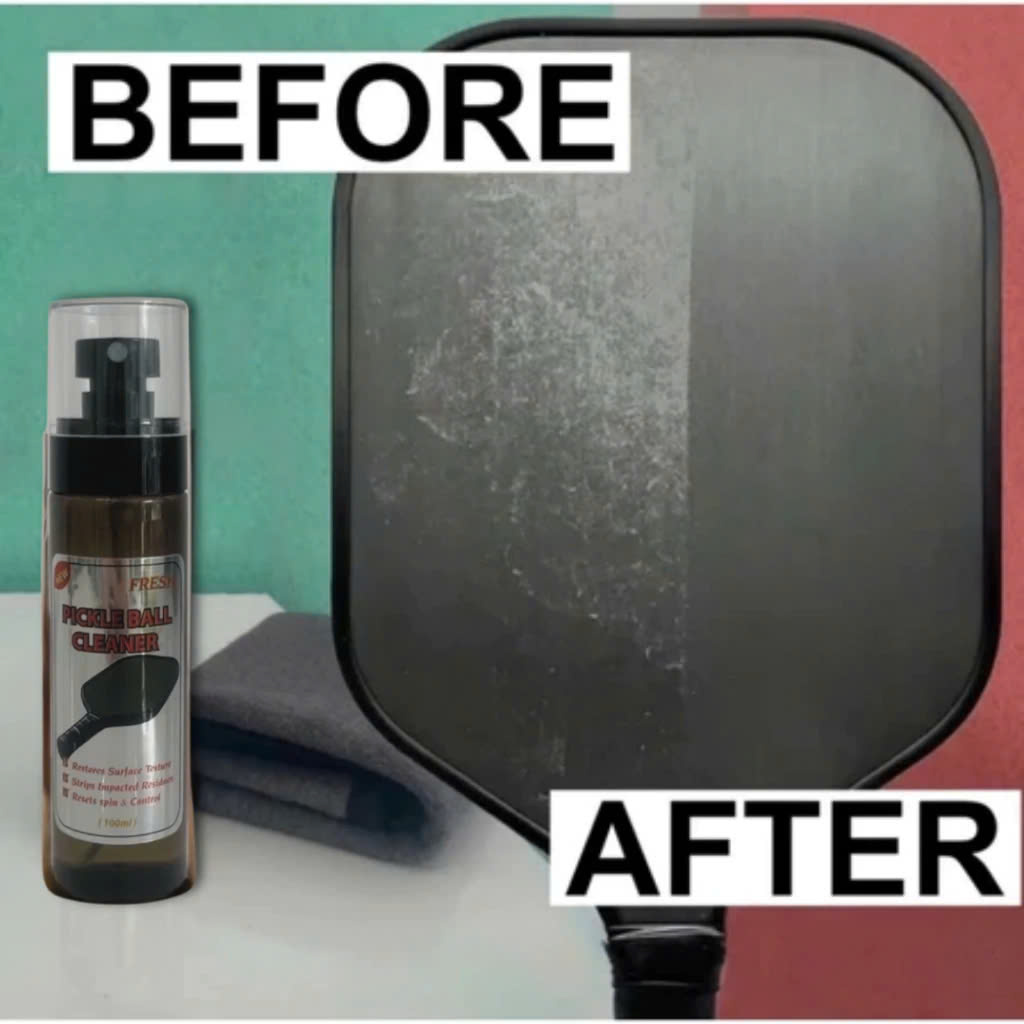 Bình xịt vệ sinh mặt vợt Pickleball TẶNG KÈM 1 KHĂN LAU