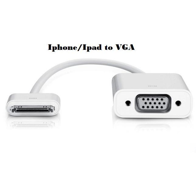 Cáp kết nối IPhone, IPad to VGA