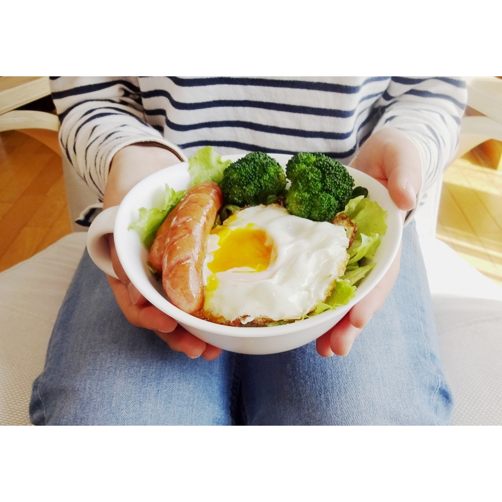 Bát ăn cho bé có quai cầm Kokubo Meal Bowl φ15cm - Made in Japan