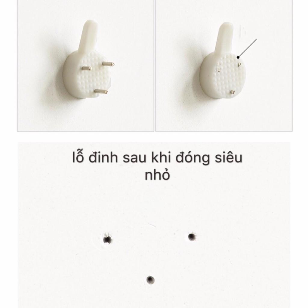Đinh Ghim Tường 3 Chân Treo Ảnh, Treo Đồ - Móc Treo Đóng Tường 3 Chân Không Cần Khoan