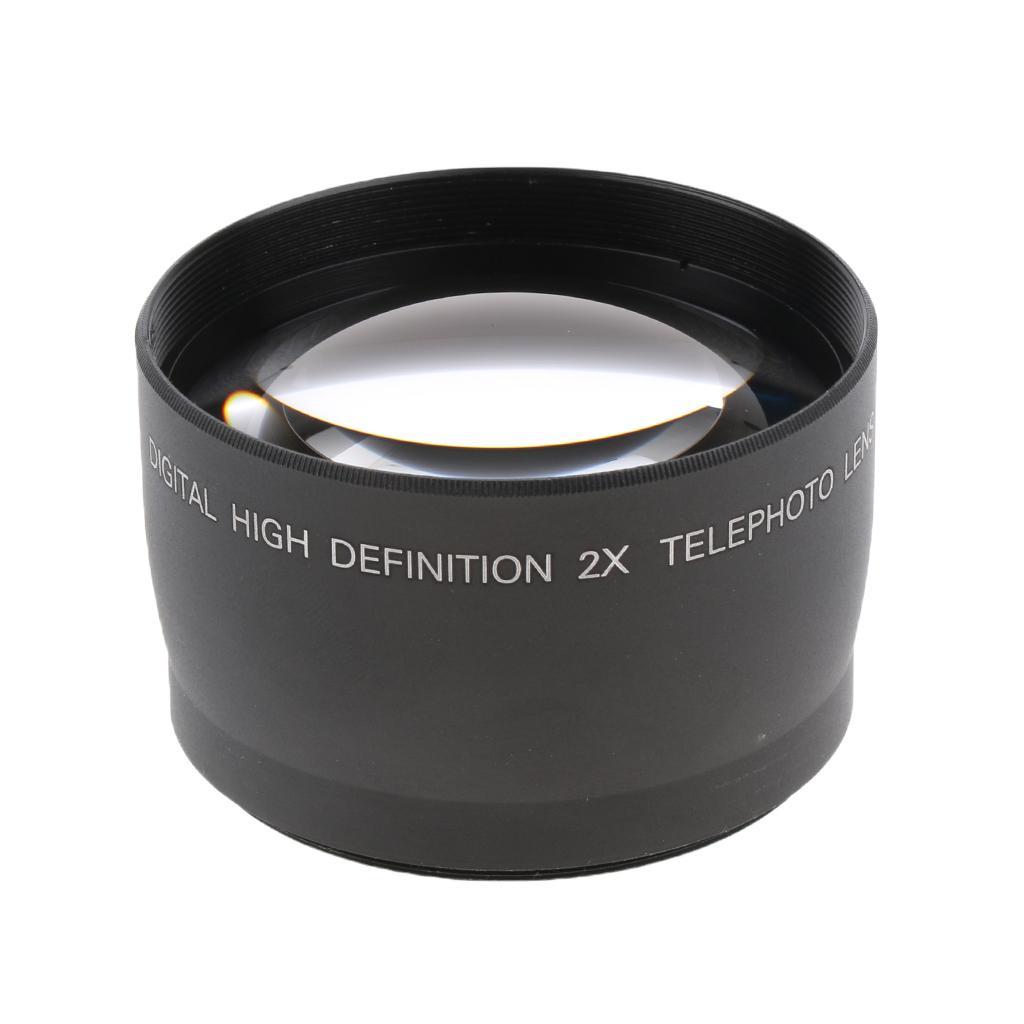 58mm 2X photo Lens Converter for Canon Nikon Sony Pentax 18-55mm