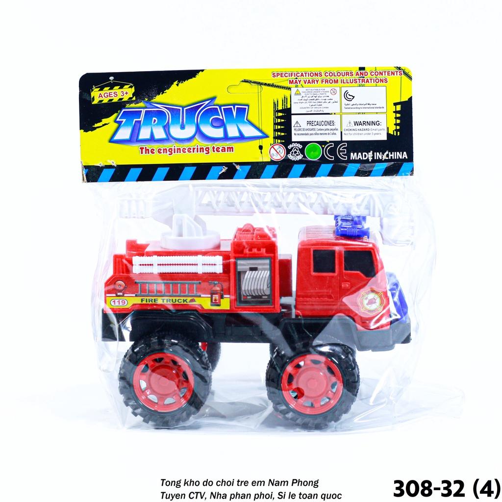 Xe cứu hỏa túi nhỏ 308-32 - Đồ chơi thông minh cho trẻ em - Quà tặng sinh nhật