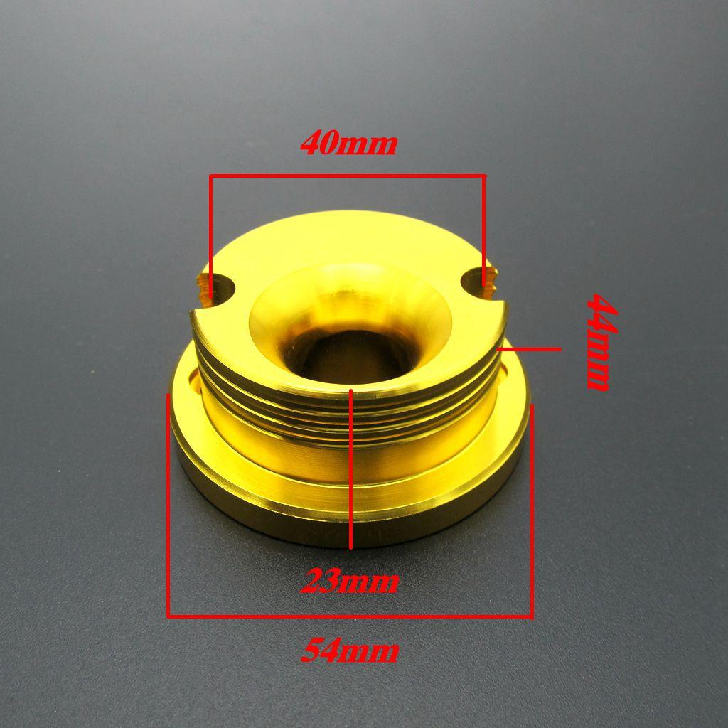 CNC 44mm Air Filter Adapter for 2-Stroke 47cc 49cc Pocket Bike Red