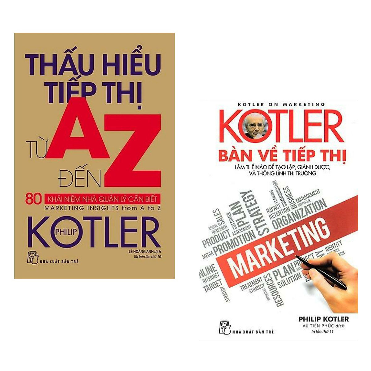 Combo Thấu Hiểu Tiếp Thị Từ A - Z + Kotler Bàn Về Tiếp Thị