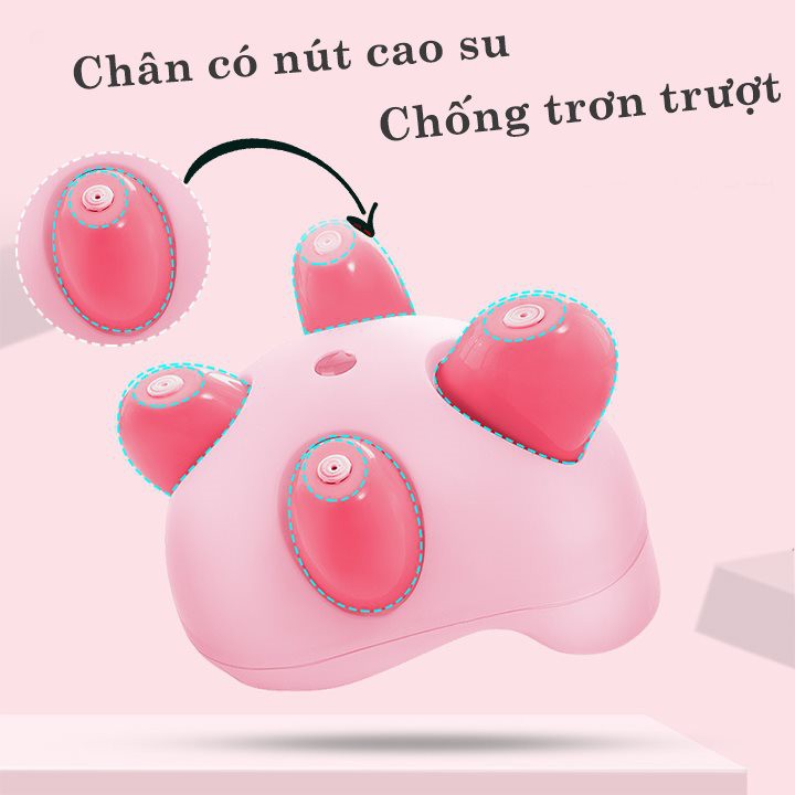 Ghế Bô Cho Bé Đi Vệ Sinh Có Tựa Lưng,Chân Đế Chống Trượt,Có Ngăn Chứa Dễ Tháo Lắp Cọ Rửa