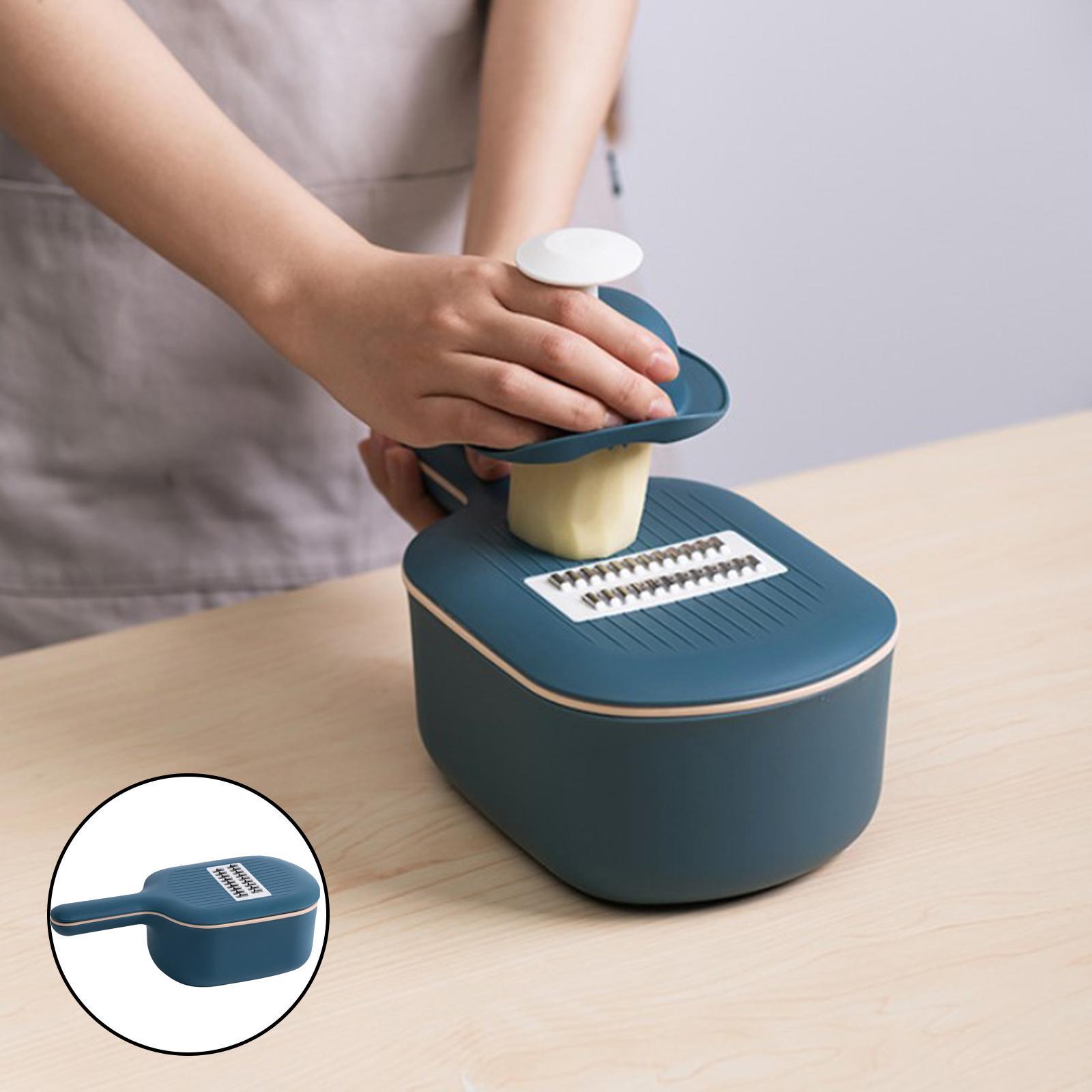 Multifunctional Vegetable Cutter w/ Drain Chopper Slicer