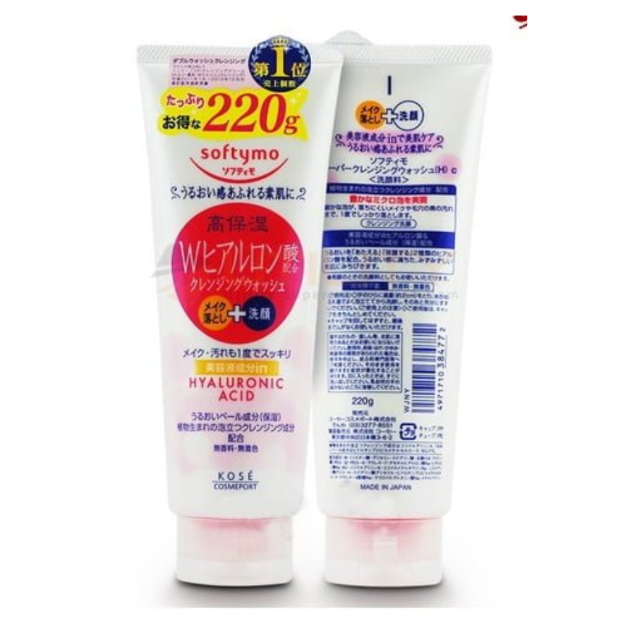 Sữa Rửa Mặt Kose Softymo Softimo Cleansing Nhật Bản 220g