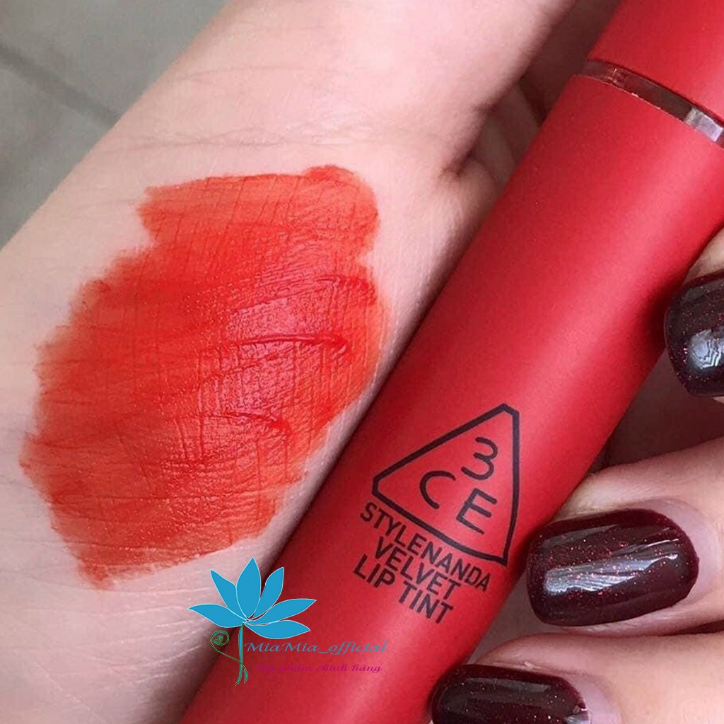 Son Kem Tint 3CE Velvet Lip Childlike – Màu Đỏ Cam Tươi Tắn Tôn Da Bền Màu Lâu Trôi [HÀNG CAM KẾT CHÍNH HÃNG 100%]