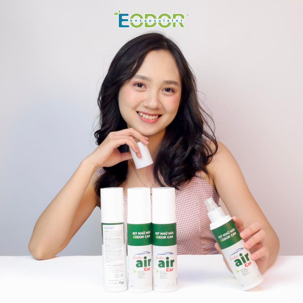 Xịt khử mùi Ô tô cao cấp EODOR CAR 150ml, Công nghệ vi bọc phân tử