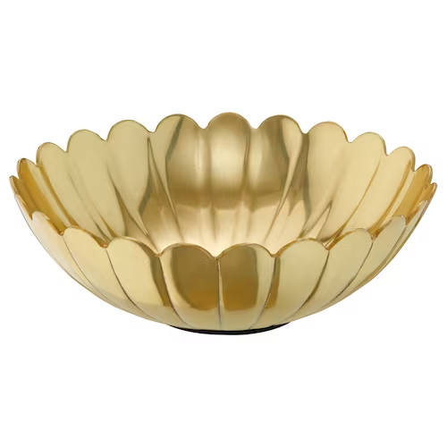 Khay trang trí vàng 15 cm