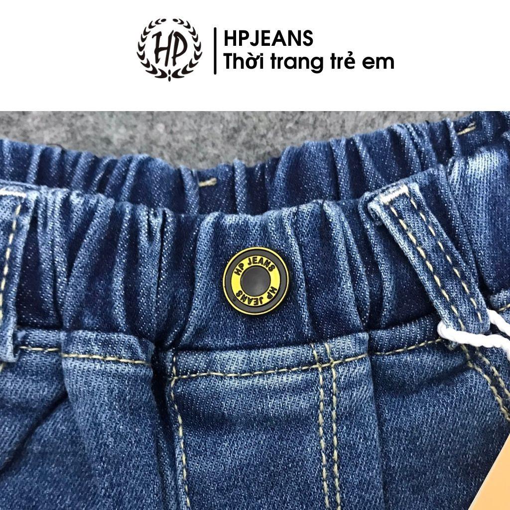 Quần Jean Bé Trai HPJEANSQ410 Hậu Bùi Quần Jean Bé Trai Size Đại HP Jeans Cotton 100% Cho Bé Từ 10 Đến 13 Tuổi