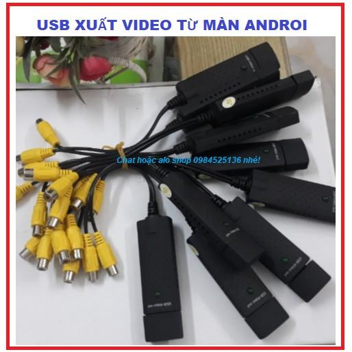 BỘ CÁP USB CHUYỂN ĐỔI XUẤT OUT VIDEO TỪ MÀN HÌNH ANDROI KHÁC