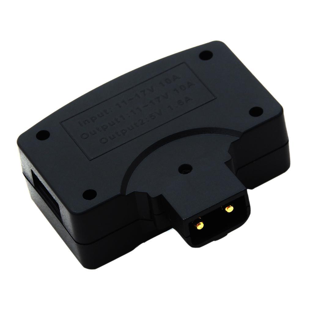 D-Tap P-Tap to USB Adapter 5V for V-Mount Camera Battery