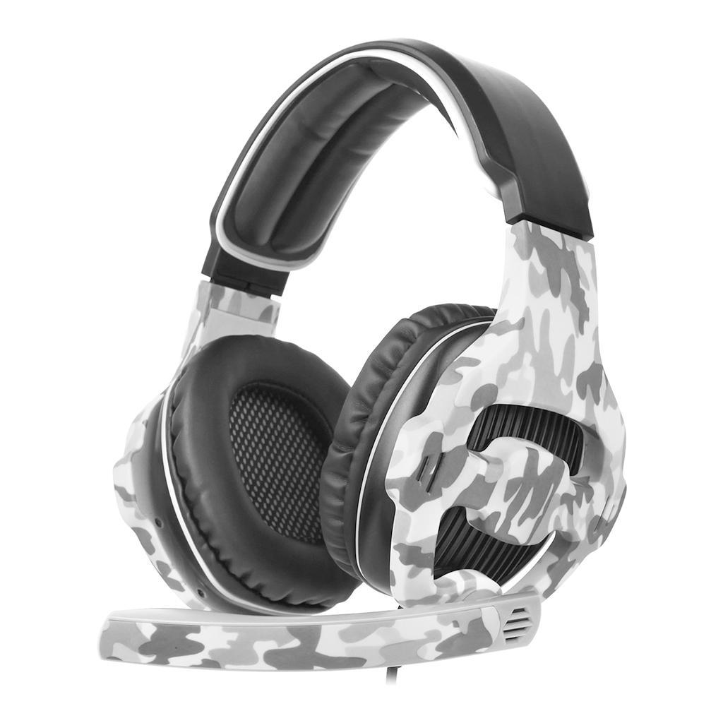 Universal LED Stereo Gaming Headsets 3.5mm Headphones w/ MIC 3.5m Cable