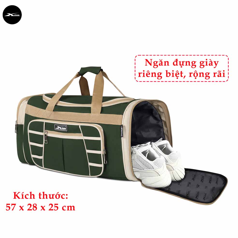 Túi Du Lịch Xbags Stylish XB 6006 - Túi Xách Du Lịch Đa Năng Có Ngăn Đựng Giày Riêng, Thiết Kế Thời Trang, Bảo Hành 12 Tháng