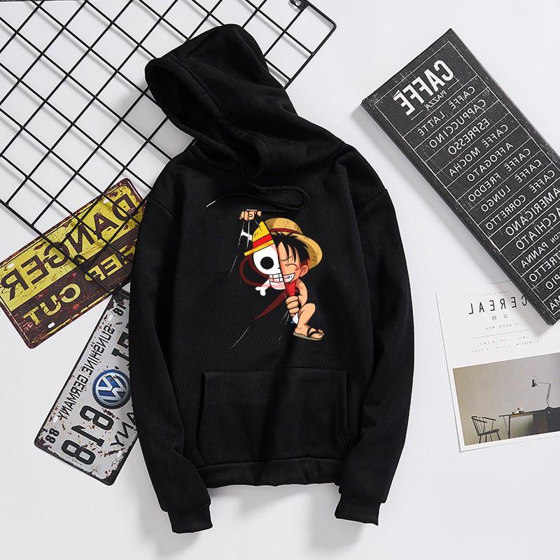 Siêu Rẻ Mẫu áo hoodie unisex in hình Luffy được yêu thích, giá rẻ nhất