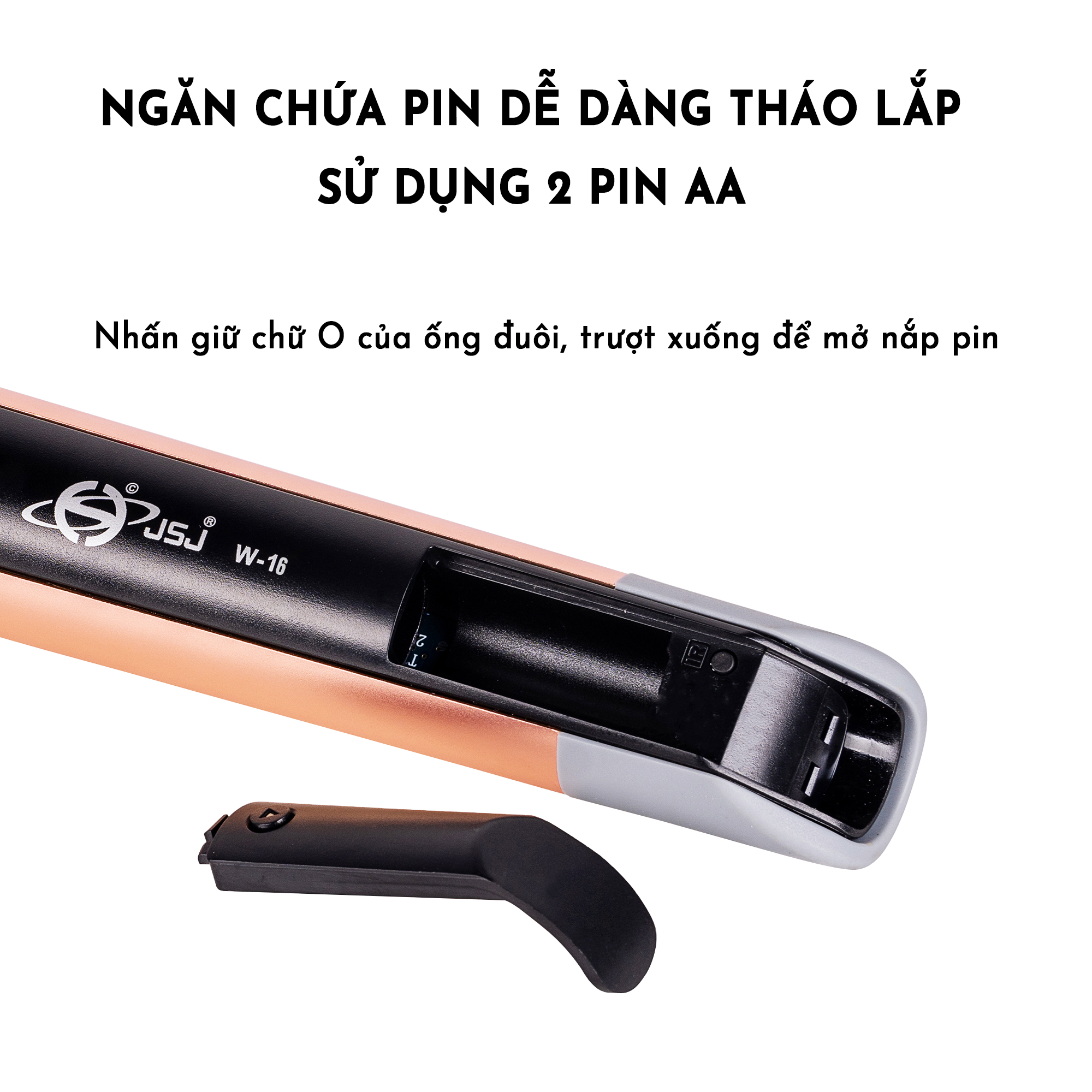 Micro  Không Dây Cho Loa Kéo JSJ W-16 Hàng Chính Hãng