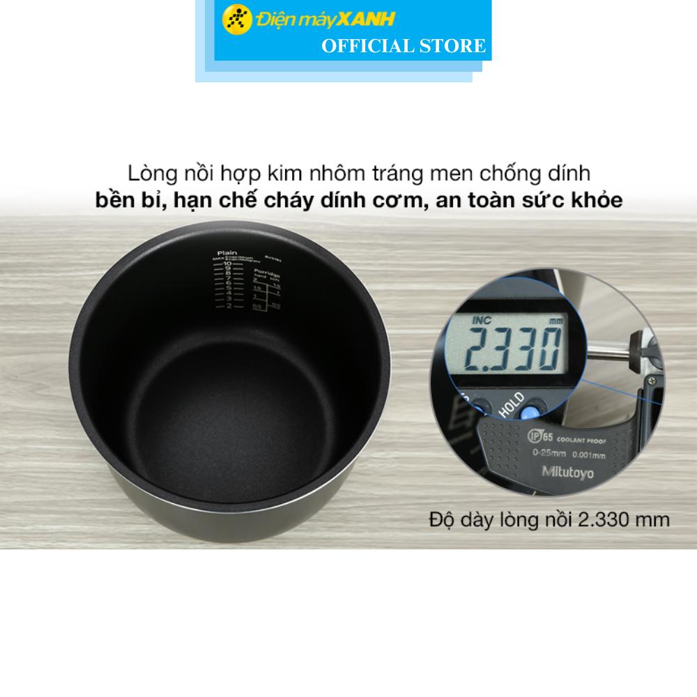 Nồi cơm điện tử Tiger 1.8 lít JBV-S18W - Hàng Chính Hãng