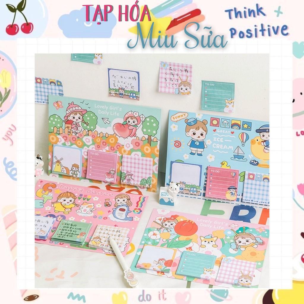 Set 3 tệp stick note em bé siêu dễ thương - MiuSua