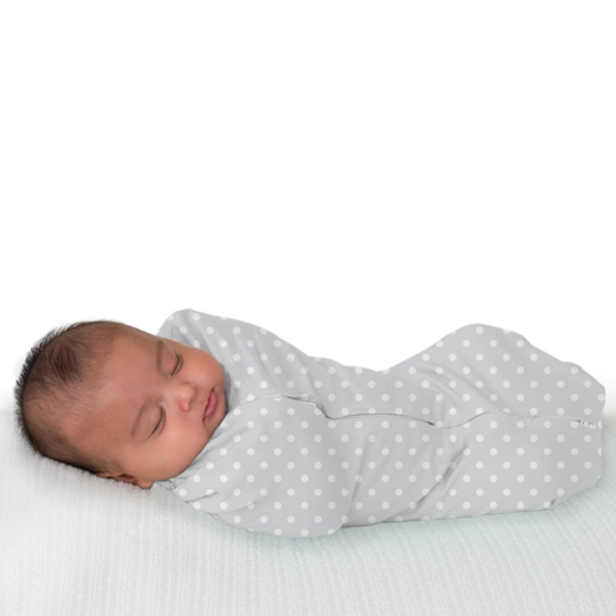 Set 2 Khăn Quấn Màu Xám/ Trắng Chấm Bi SwaddleMe 56156BDSV
