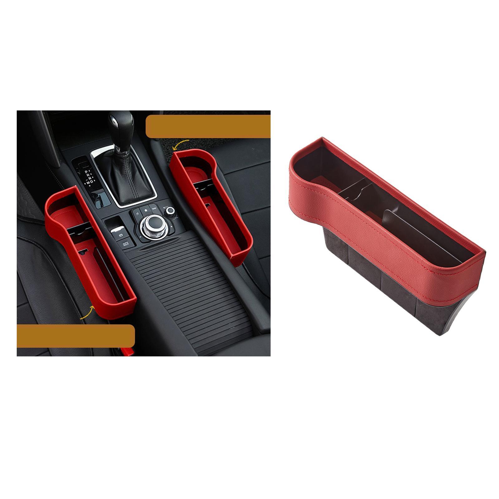 2Pc Car Seat Organizer Accessories Leak Proof Fits for Sunglasses Wallet Key