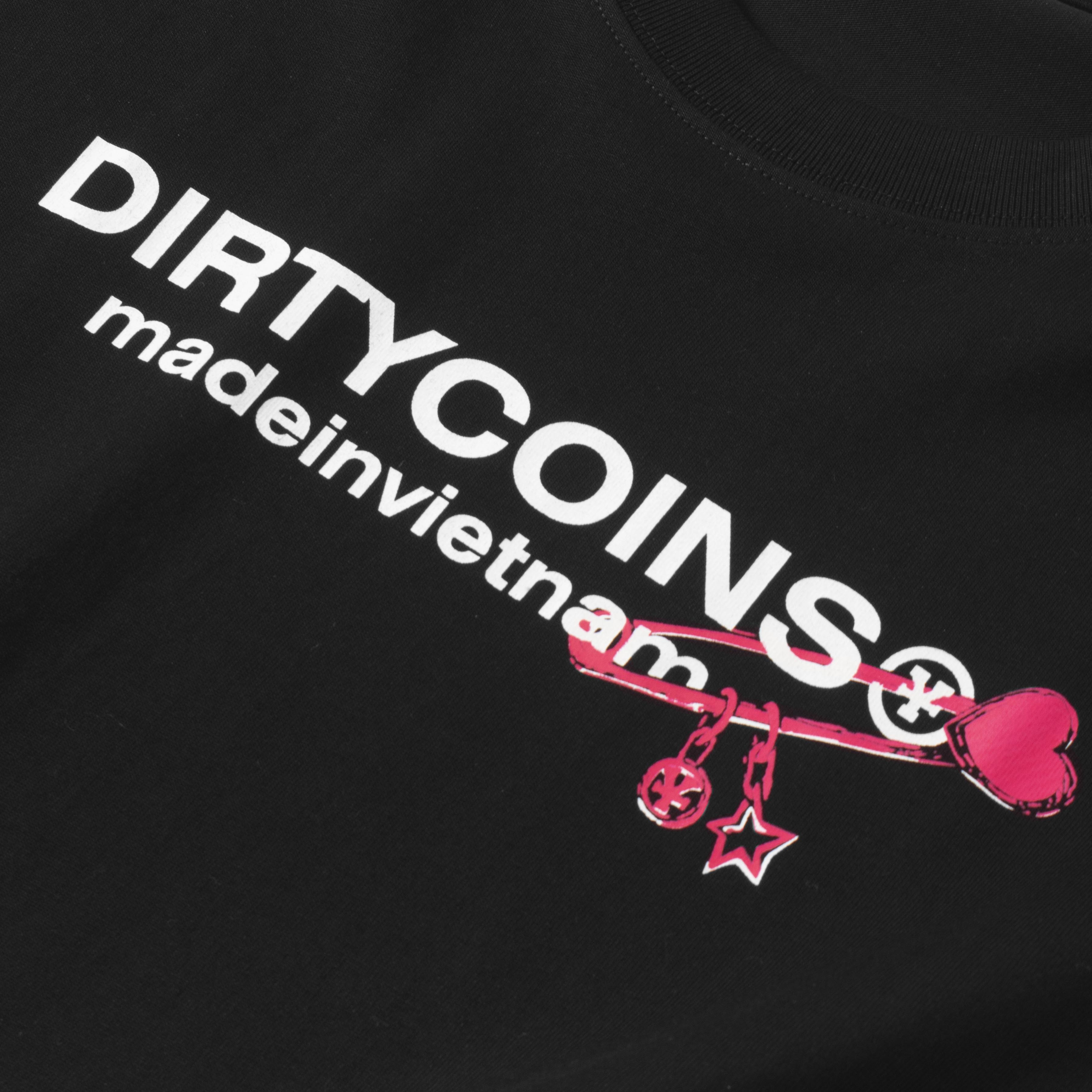 Áo Thun DirtyCoins Internet Friends Relaxed T-shirt - Black