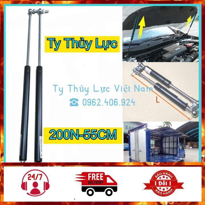 Ty Thủy Lực, Ty Chống, Ben Hơi Nâng Hạ Capo, Cốp Sau Ô Tô 200N-20kg Dài 55cm